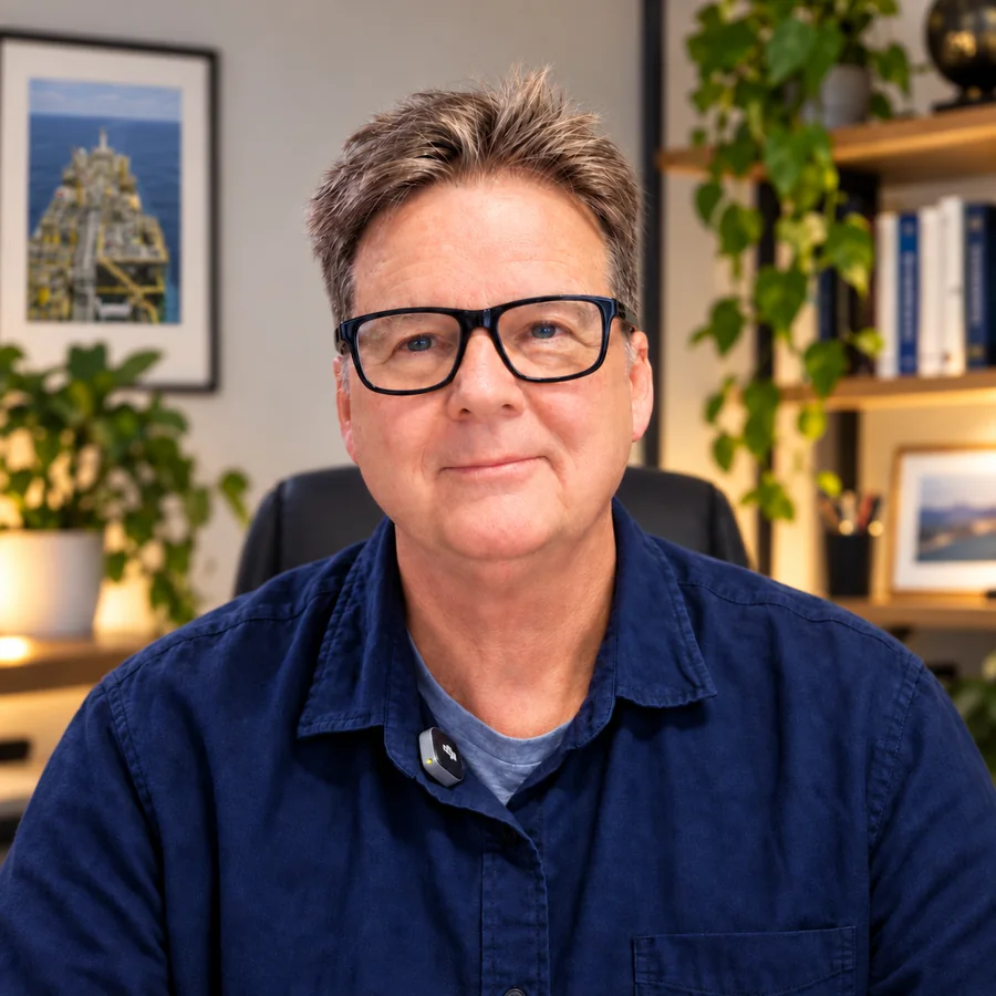 James Clements, co-founder of Skills for AI in Williamstown, Melbourne